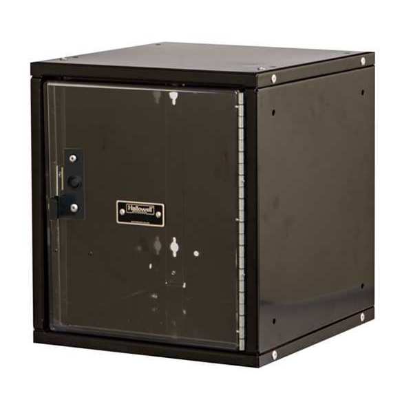 Box Locker,  11 5/16 in W,  12 in D,  12 11/16 in H,  (1) Tier,  (1) Wide,  Black