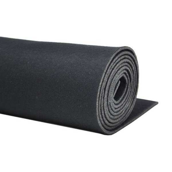 Reclosable Fastener,  No Adhesive,  30 ft,  5 ft Wd,  Black