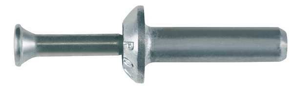 Zamac Hammer-Screw Nail Drive Anchor,  1/4" Dia.,  2" L,  Alloy Steel Zinc Plated,  100 PK