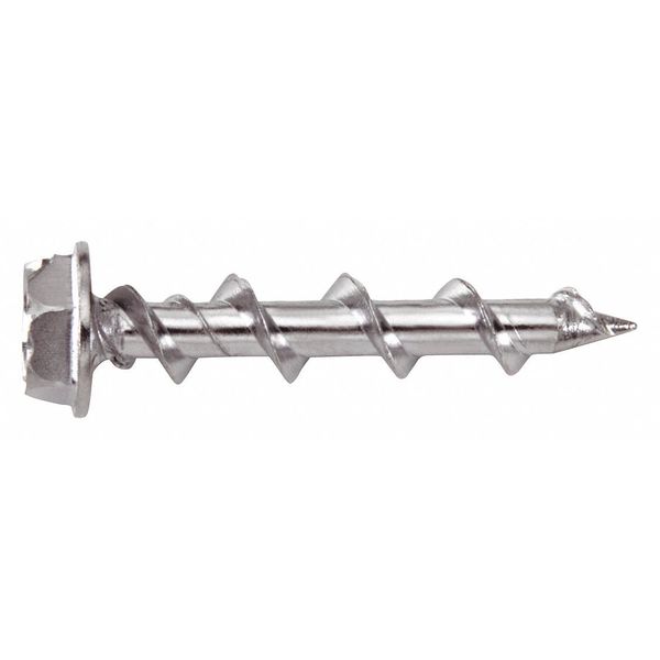 Wall-Dog Screw Anchor,  1-1/4" L,  Steel