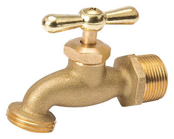 Hose Bibb, MPT, 3/4 in., T-Handle