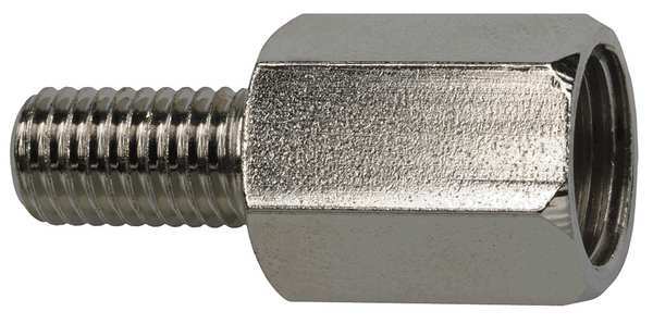Lube Adapter,  Silver,  Plated Brass