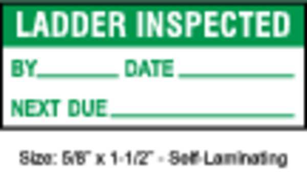 Inspection Label, ENG, Maintenance, PK350,  TCSL2-22131
