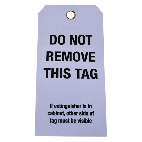 Fire Extinguisher Inspection Tag, PK25