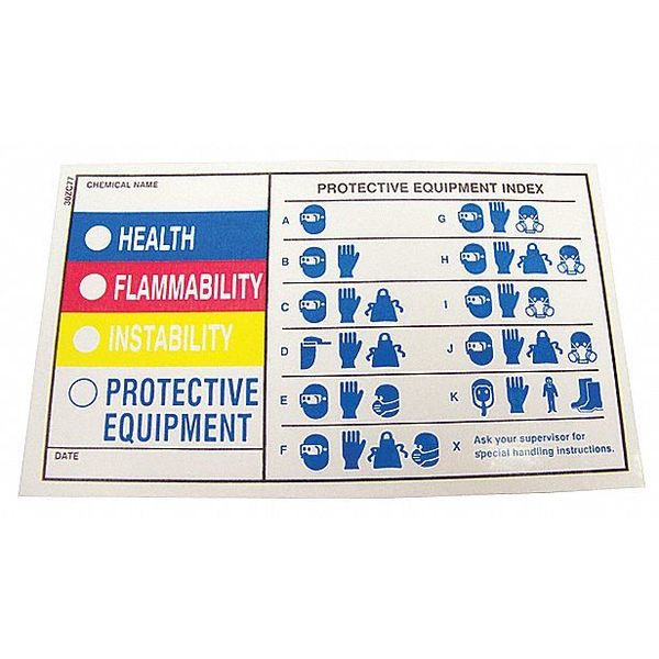 HMIG Label, 5 in. W x 3 in. H, PK25