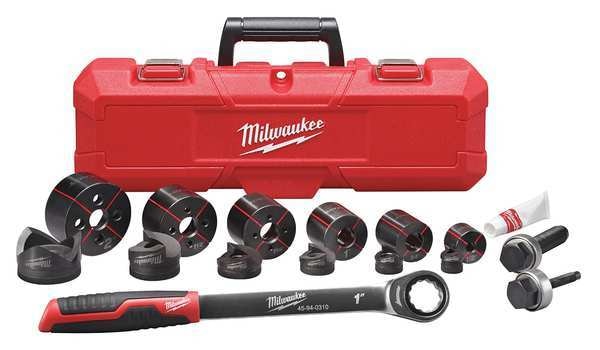 Milwaukee EXACT,  Knockout Punch Set,  Capacity 10 ga,  15 piece