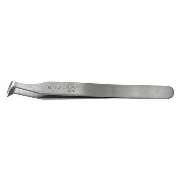 Precision Tweezers, 4-1/2In, Manual