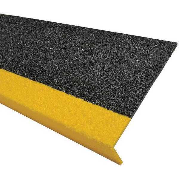 FRP Cover HD Grit,  9"x48",  Yellow/Black