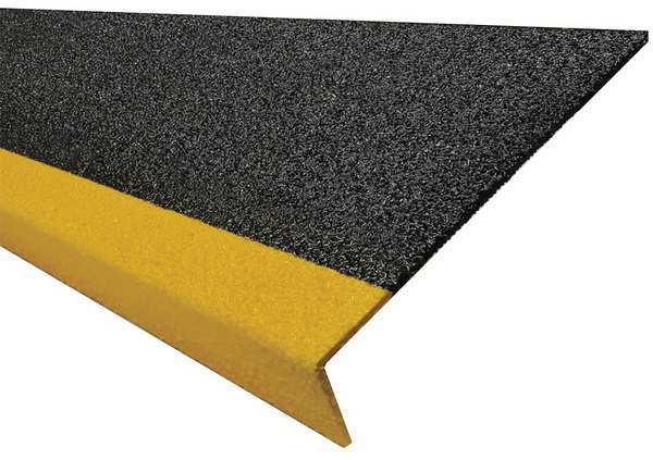 FRP Cover HD Grit, 11.75"x60", Yellow/Black