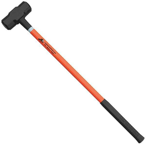 Sledge Hammer,  36" Orange Fiberglass Handle,  12 lb. Head