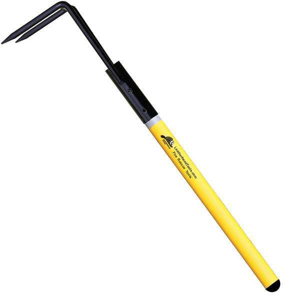 Rubbish Hook,  8 ft. Pro-Lite Pole,  HiViz Yellow