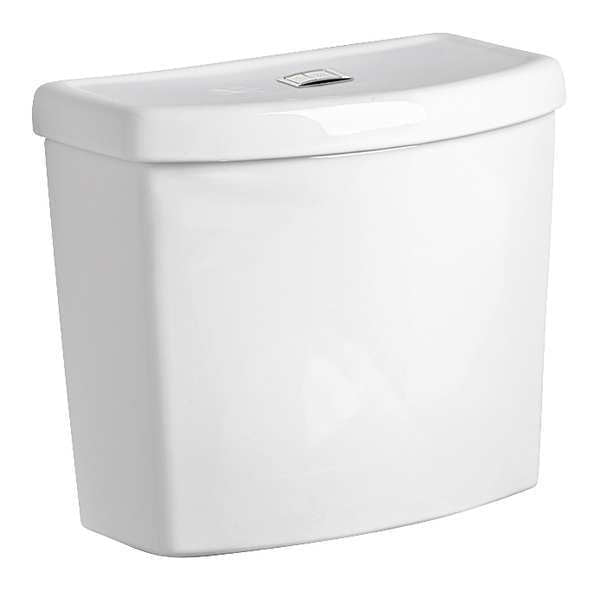 Toilet Tank,  1.1/1.6 gpf,  Gravity Fed,  Floor Mount,  White