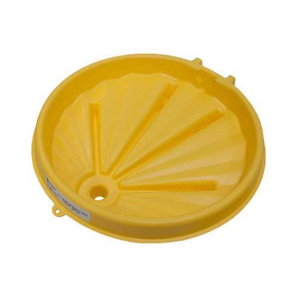 Funnel, Injection Molded, 26inDia, Yellow