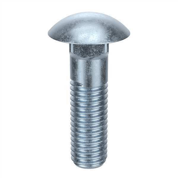 Carriage Bolt, 1/2-13x1 1/2 L, Pk50