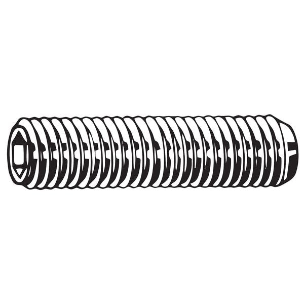 Socket Set Screw, Cup, 1/2-13x2, PK10