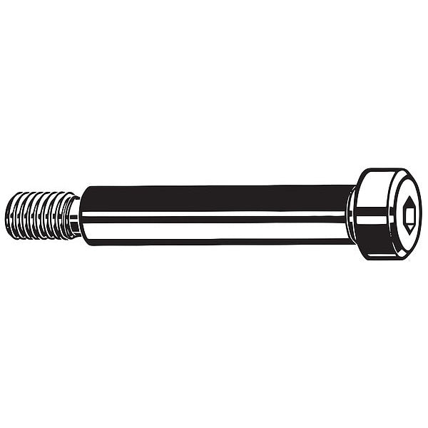 Shoulder Screw,  M10-1.50 Thr Sz,  16 mm Thr Lg,  40 mm Shoulder Lg,  Alloy Steel,  5 PK