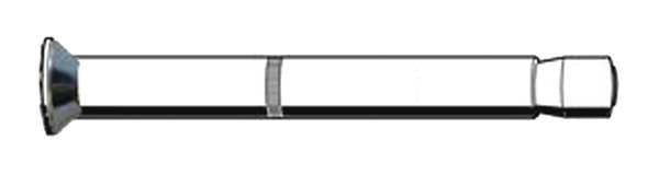 Sleeve Anchor,  3/8" Dia.,  6" L,  Carbon Steel Zinc Plated,  25 PK