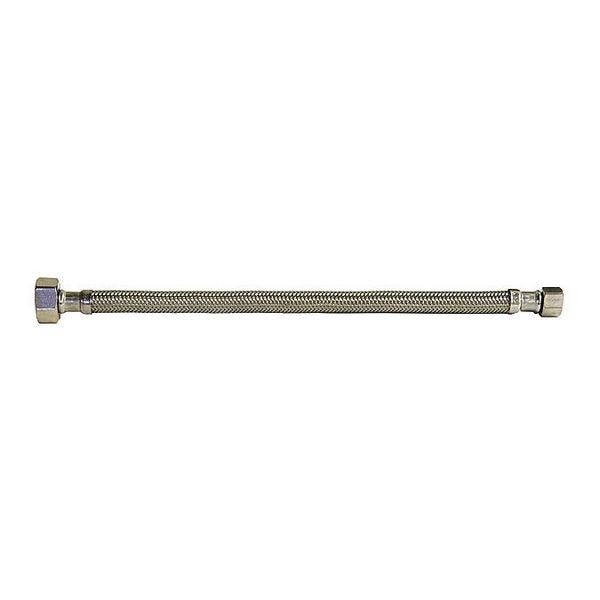 Faucet Supply Line, 3/8x1/2, 12in.L