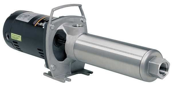 Multi-Stage Booster Pump, 1 hp, 120/240V AC, 1 Phase, 1 in NPT Inlet Size, 15 Stage