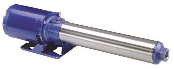 Multi-Stage Booster Pump, 1 1/2 hp, 240/460V AC, 3 Phase, 1 in NPT Inlet Size, 15 Stage