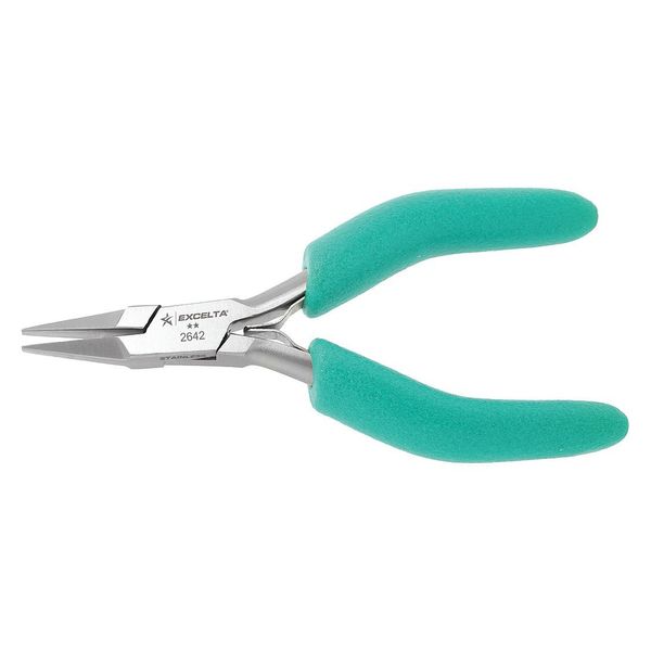 Flat Nose Plier, 4-3/4 in., Smooth