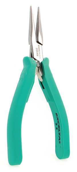 Chain Nose Plier, 5-3/4 in., Serrated