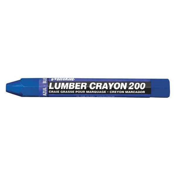 Lumber Crayon 200, Blue, PK12
