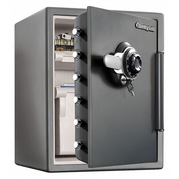 Fire Rated Security Safe,  2.05 cu ft,  125 lb,  1 hr. Fire Rating