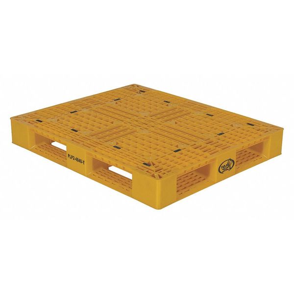 High Density Polyethylene (HDPE) Pallet,  47.375 in L,  39.5 in W,  6 H