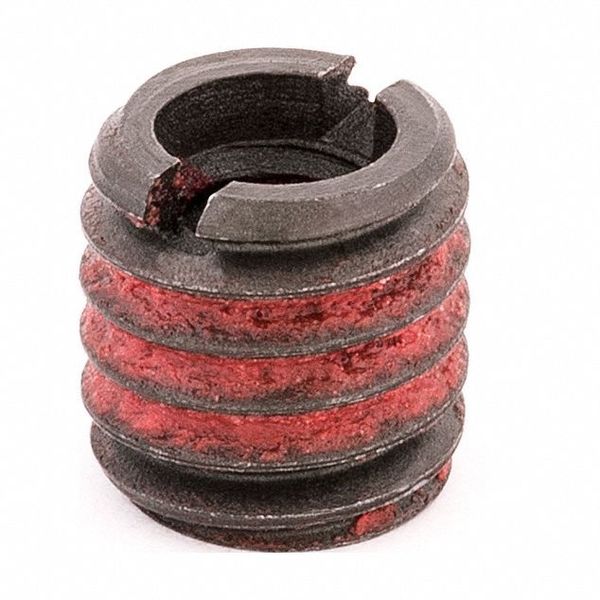 Heavy Wall Self Locking Thread Insert,  #10-32 Int Thrd Sz,  Steel,  10 PK