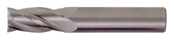 4-Flute Carbide Square Single End GP End Mill Cleveland CEM-SE-4 Bright 1/4x1/4x3/4x2-1/2