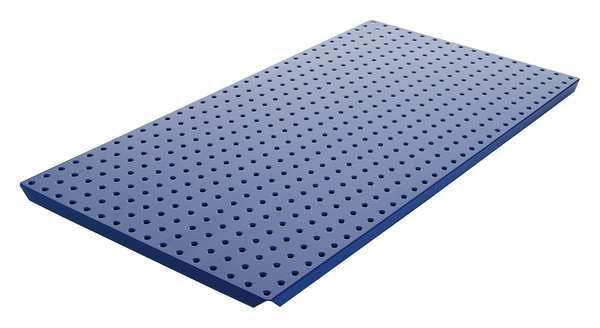 Pegboard, 16in.Hx32in.W, Metal, Blue, PK2