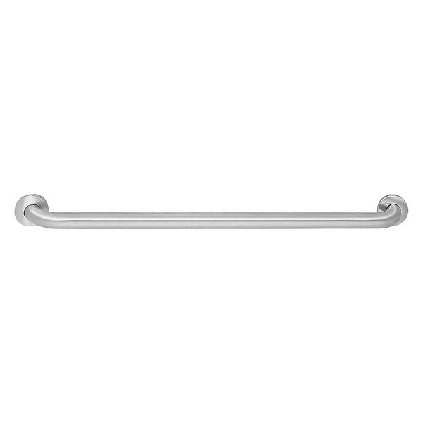 24" L,  Concealed Wall Mount,  Stainless Steel,  Grab Bar,  Safety Grip