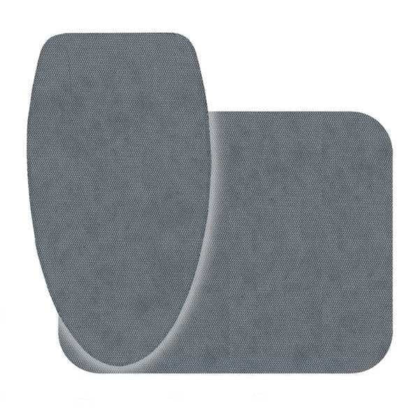 Gray Drainage Holes Hand Dryer Floor Mat 23" W x 18" L,  1"