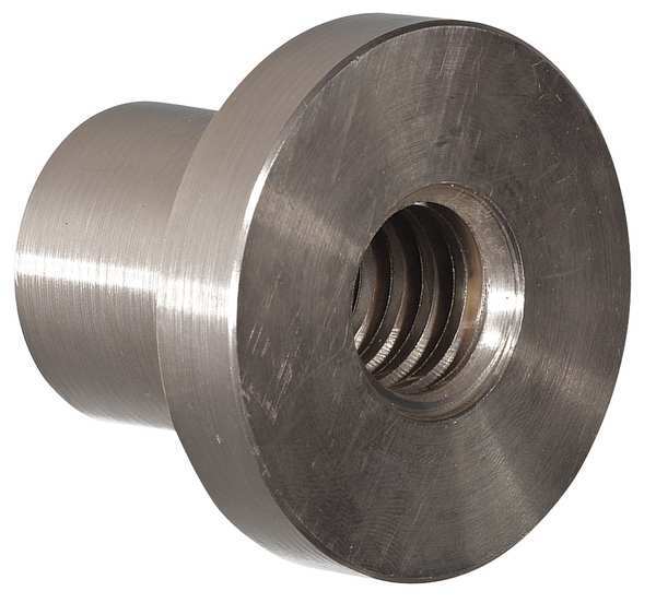 Flange Nut,  1"-5,  Bronze,  Not Graded,  Plain,  2 in Hex Ht