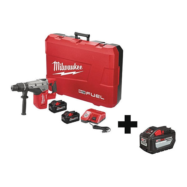 SDS Max Hammer Drill Kit, 18.0V, Li-ion