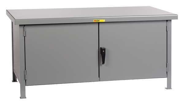 Heavy Duty Cabinet Workbench,  Steel,  60 in W,  34 in Height