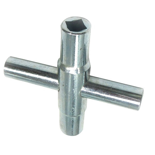 Four Way Steel Water Key