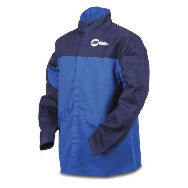 ArcArmor Welding Jacket, Royal/Nvy, Ctn INDURA, XL
