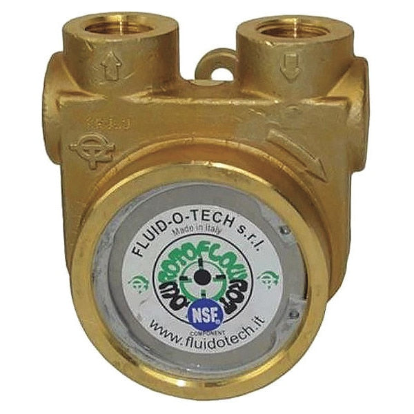 Pump, 1/2" NPTF, 327 Max. GPH, Brass, Bypass