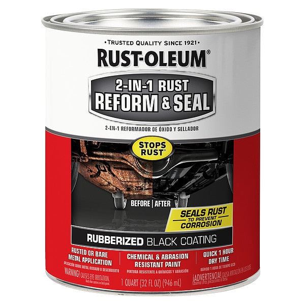 Rubberized Coating, Black, 1 qt