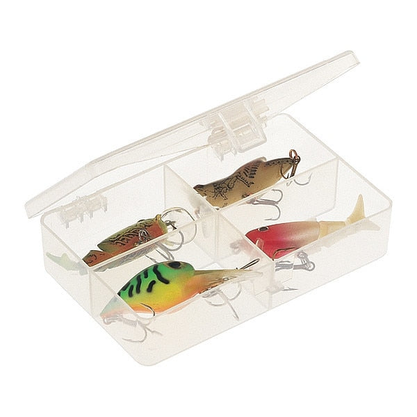 Compartment Box with 4 compartments,  Plastic,  1" H x 2.88 in W