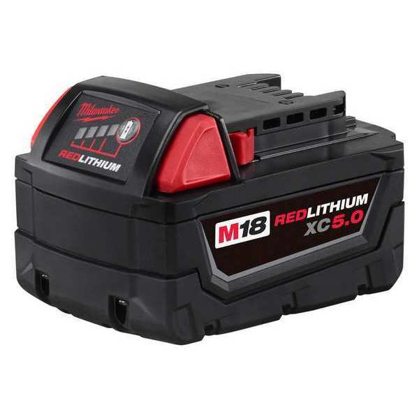 M18 18V REDLITHIUM Lithium-Ion,  XC Extended Capacity XC5.0 Ah Battery Pack