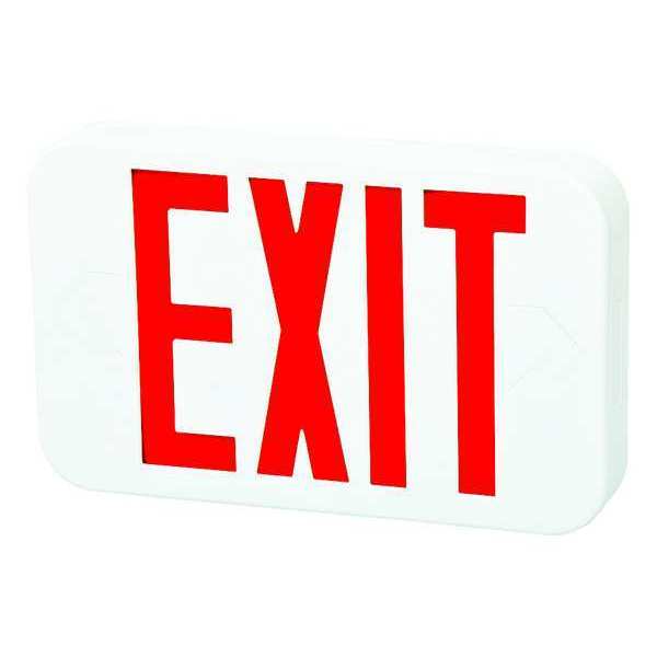 Exit Sign, LED, 8-1/4" H x 12-5/8" W