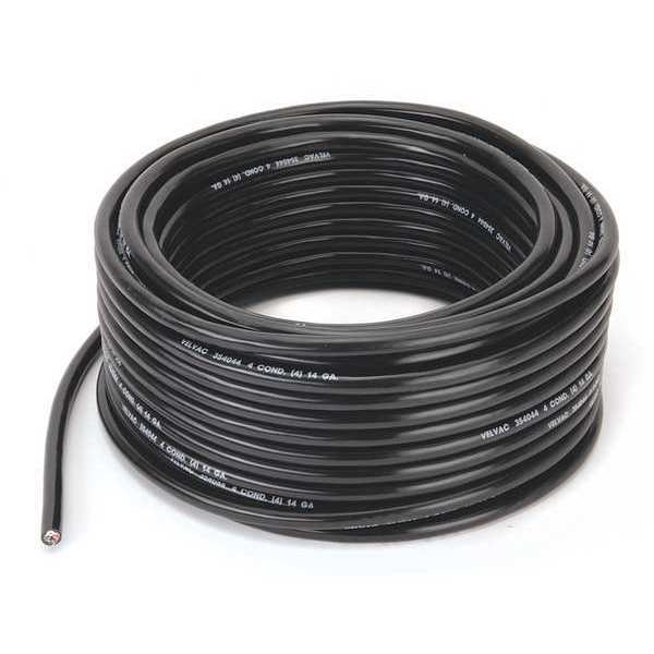 14 AWG 4 Conductor Stranded Trailer Cable 100 ft. BK