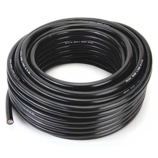 14 AWG 6 Conductor Stranded Trailer Cable 100 ft. BK