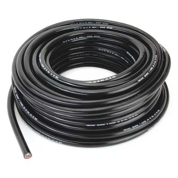 12 AWG 7 Conductor Stranded Trailer Cable 100 ft. BK