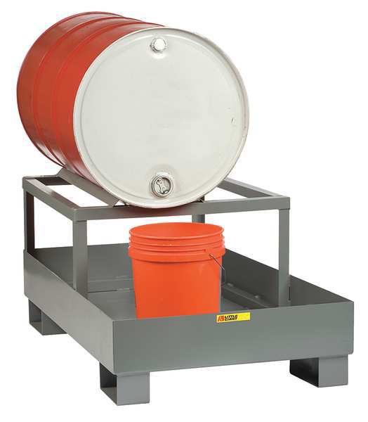Spill Control Platform w/Drum Rack, 33gal