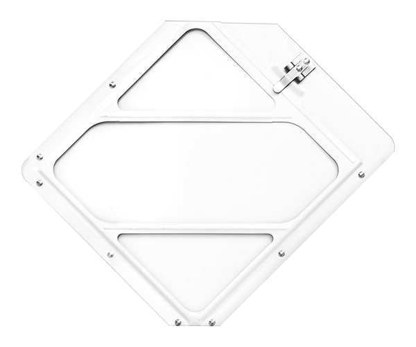 Clipped Corners Placard Holder, 12-1/2inH