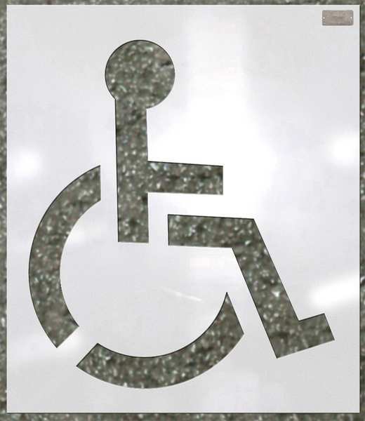 Stencil, Handicap, 34 x 34 In.